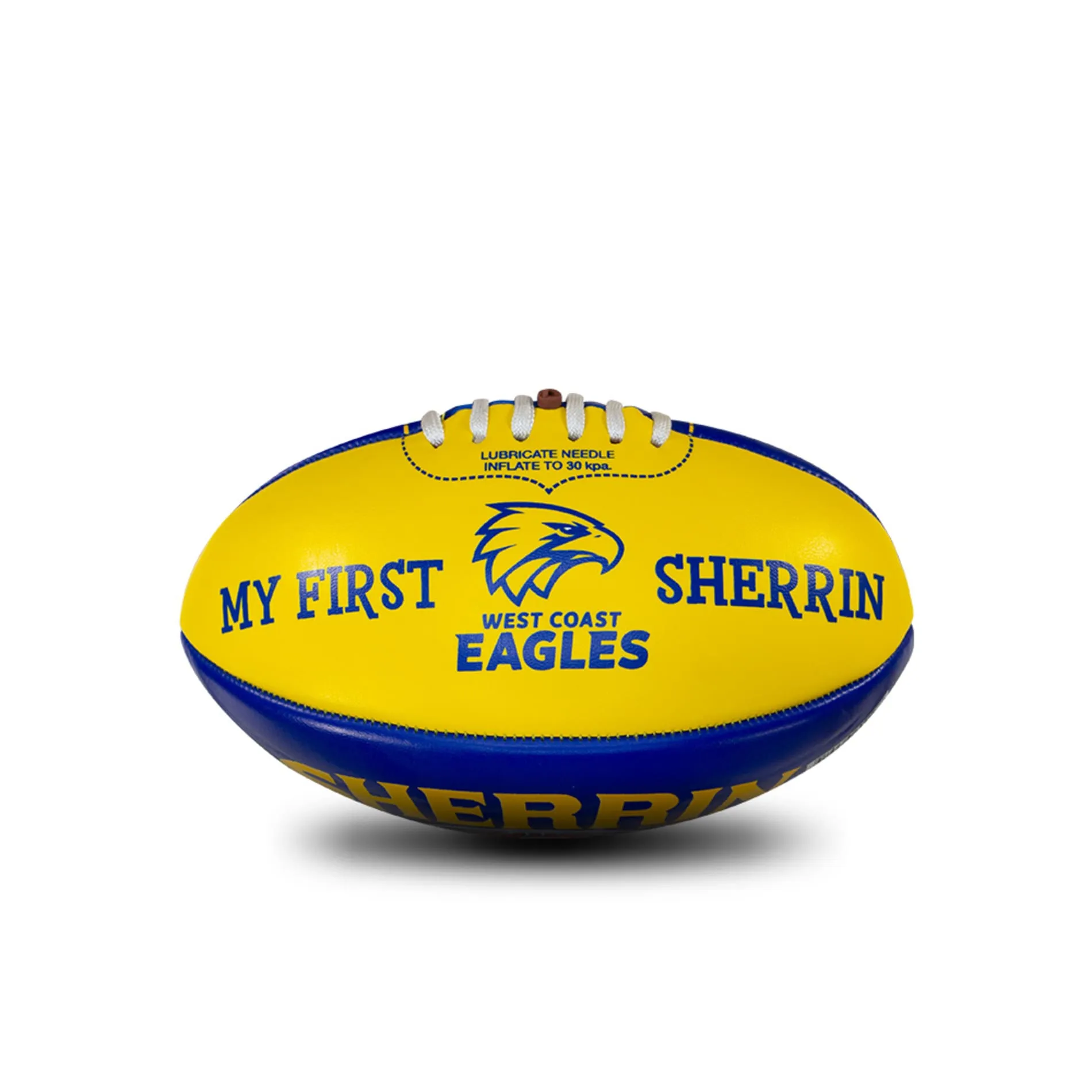 SHERRIN MY FIRST SOFT TOUCH FOOTBALL  WEST COAST EAGLES