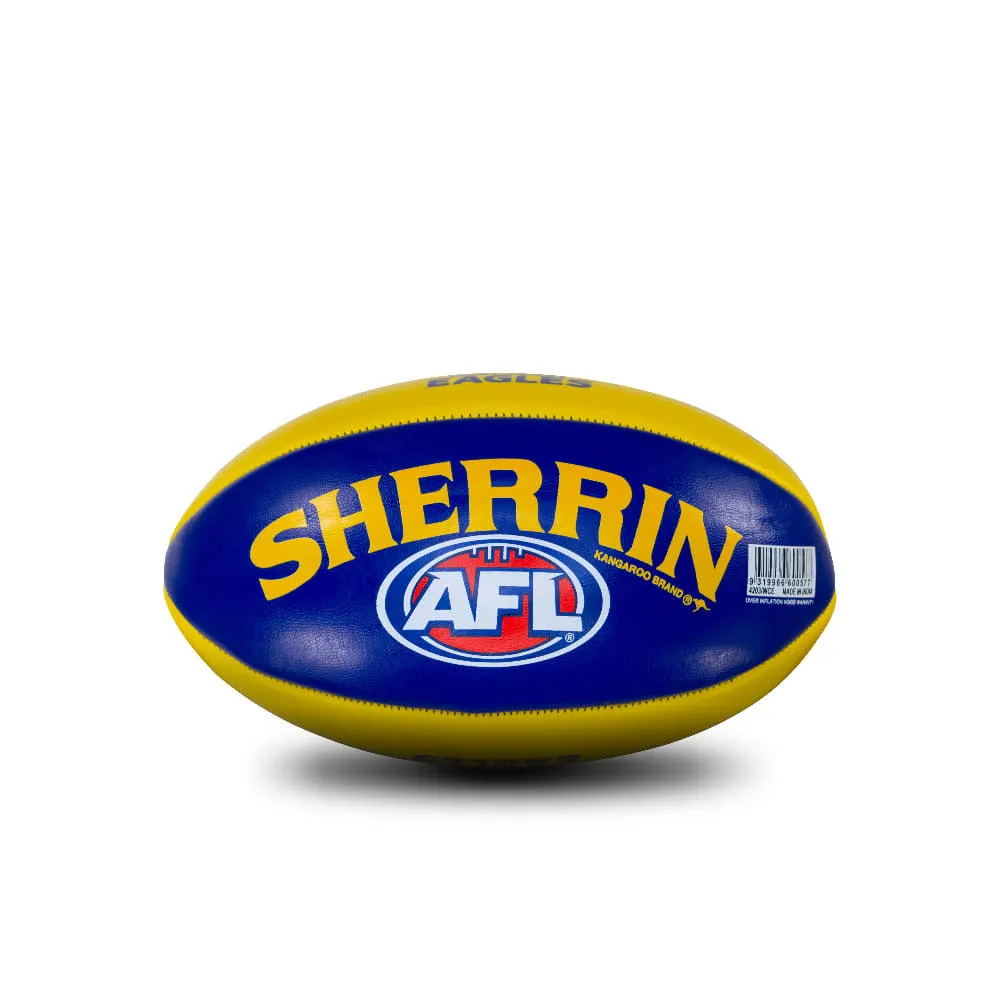 SHERRIN MY FIRST SOFT TOUCH FOOTBALL  WEST COAST EAGLES