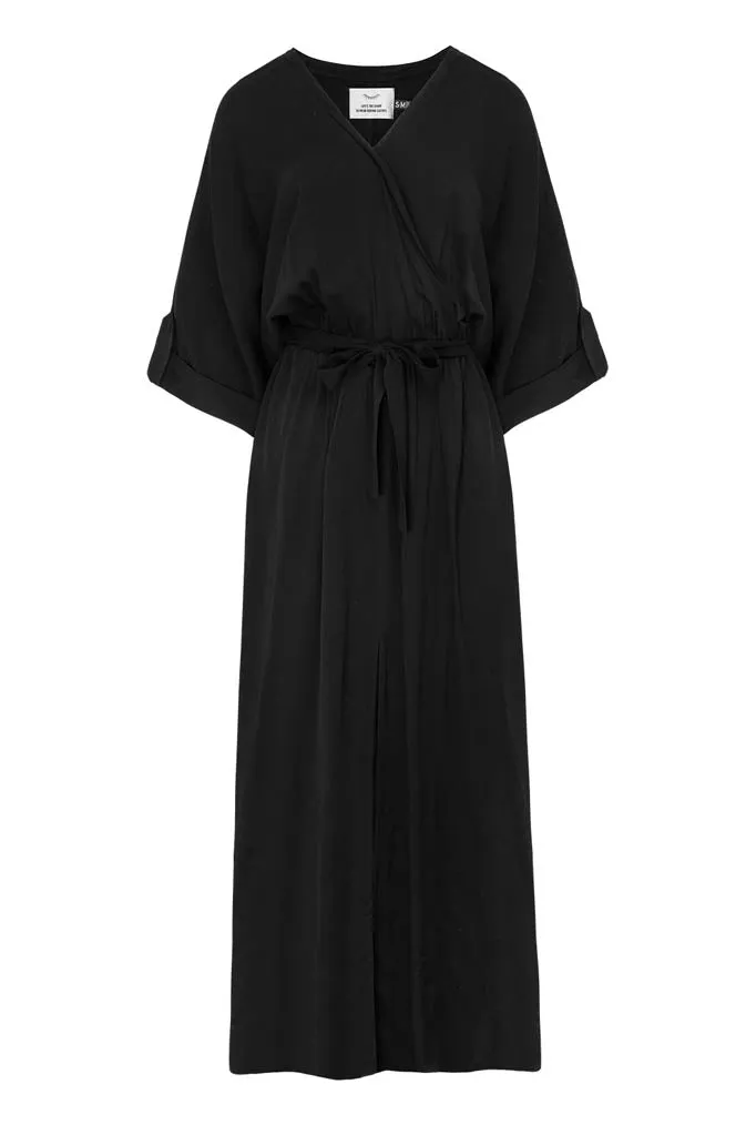 Sicily long dress with binding