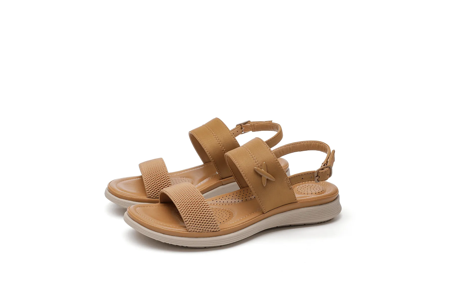 Side Cross Braided Toledo Sandals - Siketu
