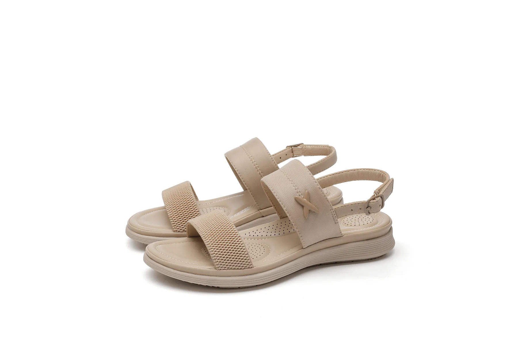 Side Cross Braided Toledo Sandals - Siketu