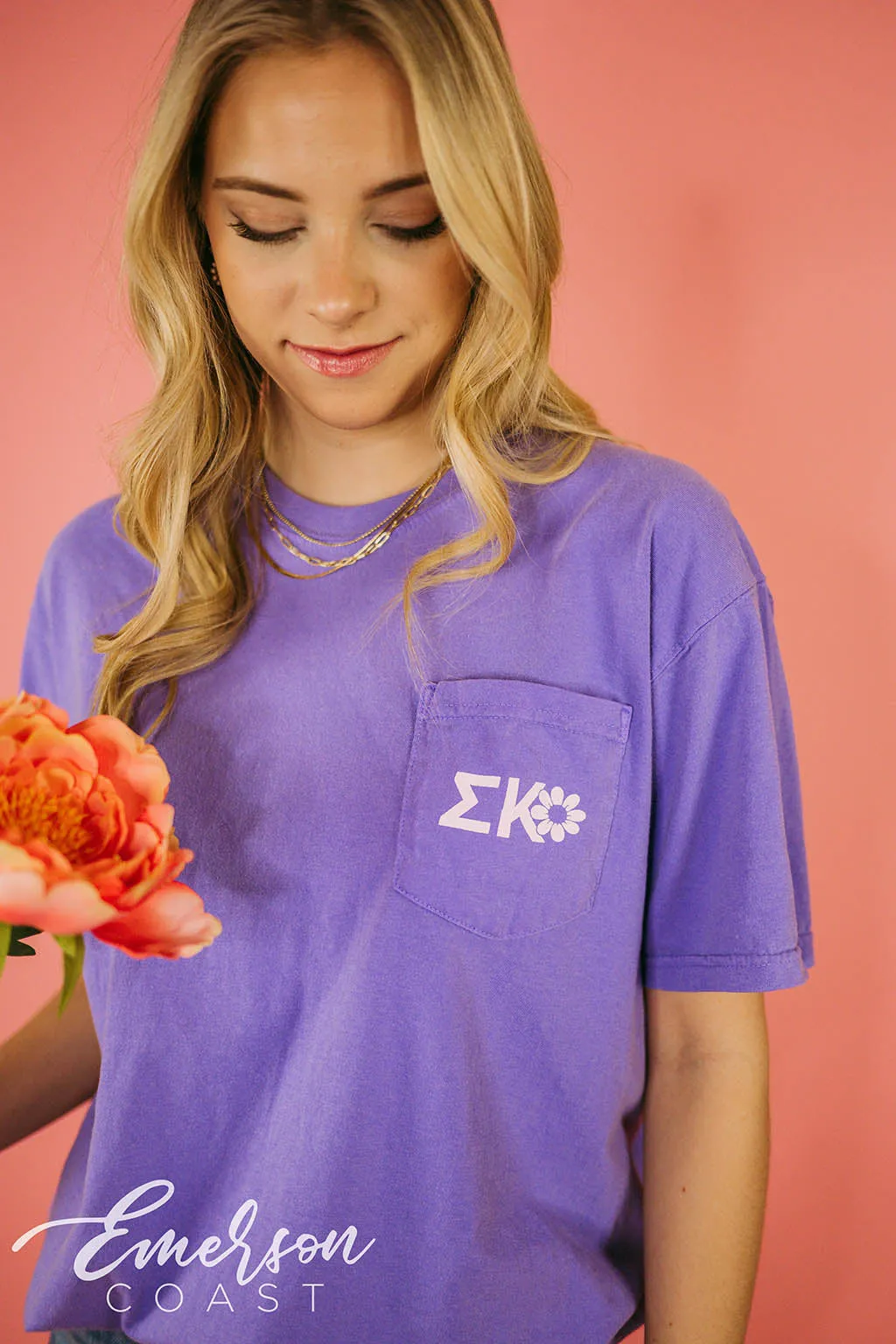 Sigma Kappa Flower Walk To End Alz Tshirt