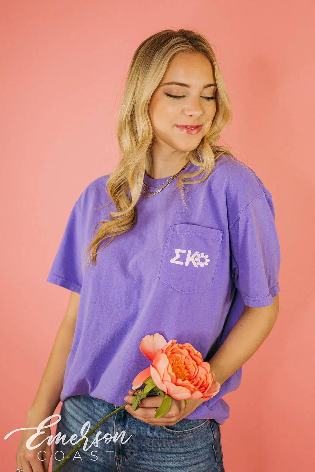 Sigma Kappa Flower Walk To End Alz Tshirt