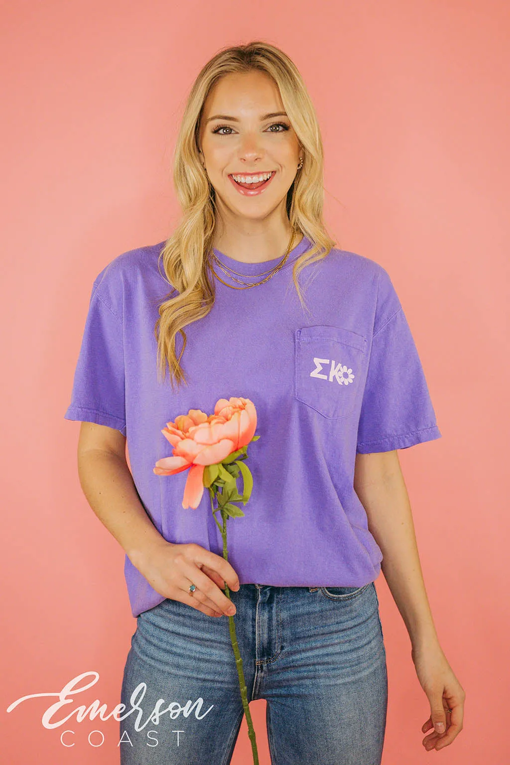 Sigma Kappa Flower Walk To End Alz Tshirt
