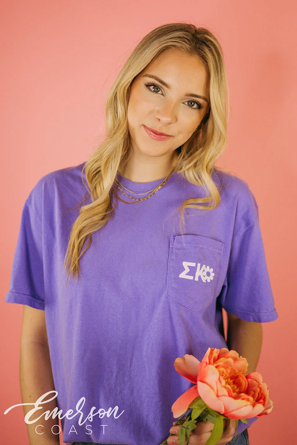 Sigma Kappa Flower Walk To End Alz Tshirt
