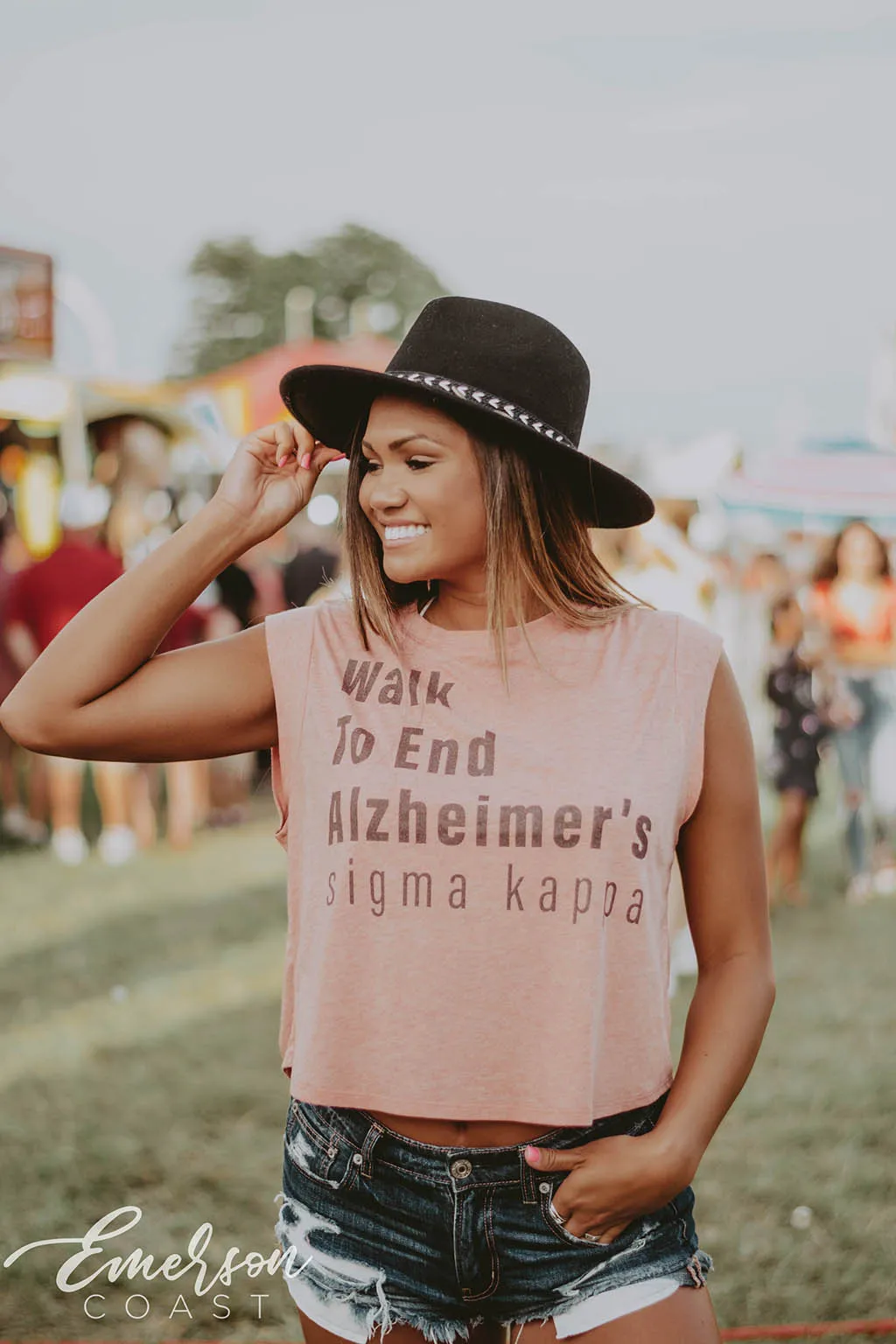 Sigma Kappa Philanthropy Crop Tee