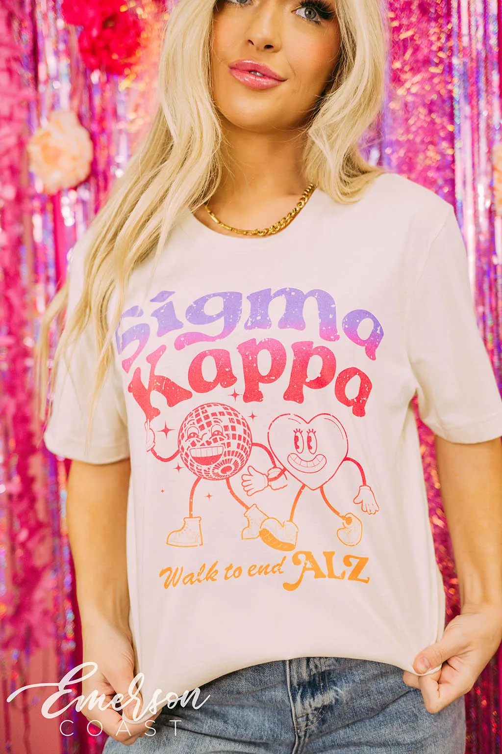 Sigma Kappa Philanthropy Walk To End Alz Tee