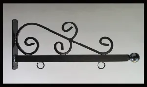 Sign Bracket- 24 inch, Whispy Style Sign Bracket - NO SIGN French Country Style Custom