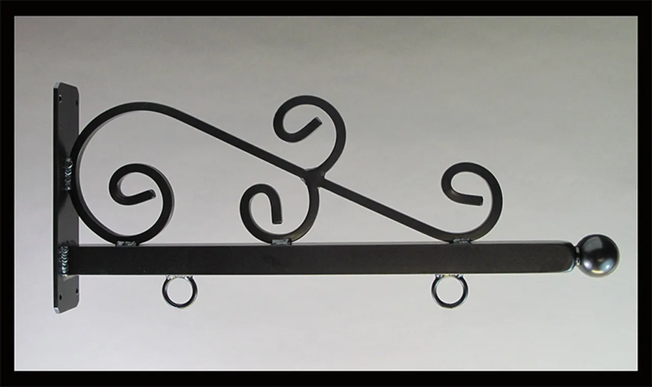 Sign Bracket- 24 inch, Whispy Style Sign Bracket - NO SIGN French Country Style Custom