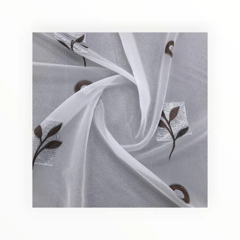 Simleaf Cotton Voile Dark Brown 280 cm