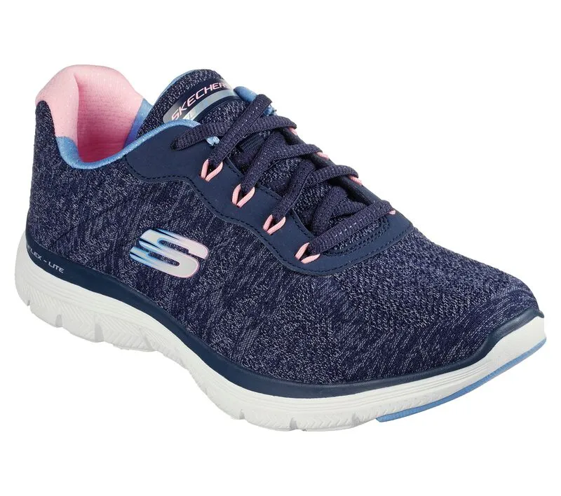 Skechers Flex Appeal 4.0 Fresh Move 149570 Wander-Sneaker für Damen mit weiter Passform