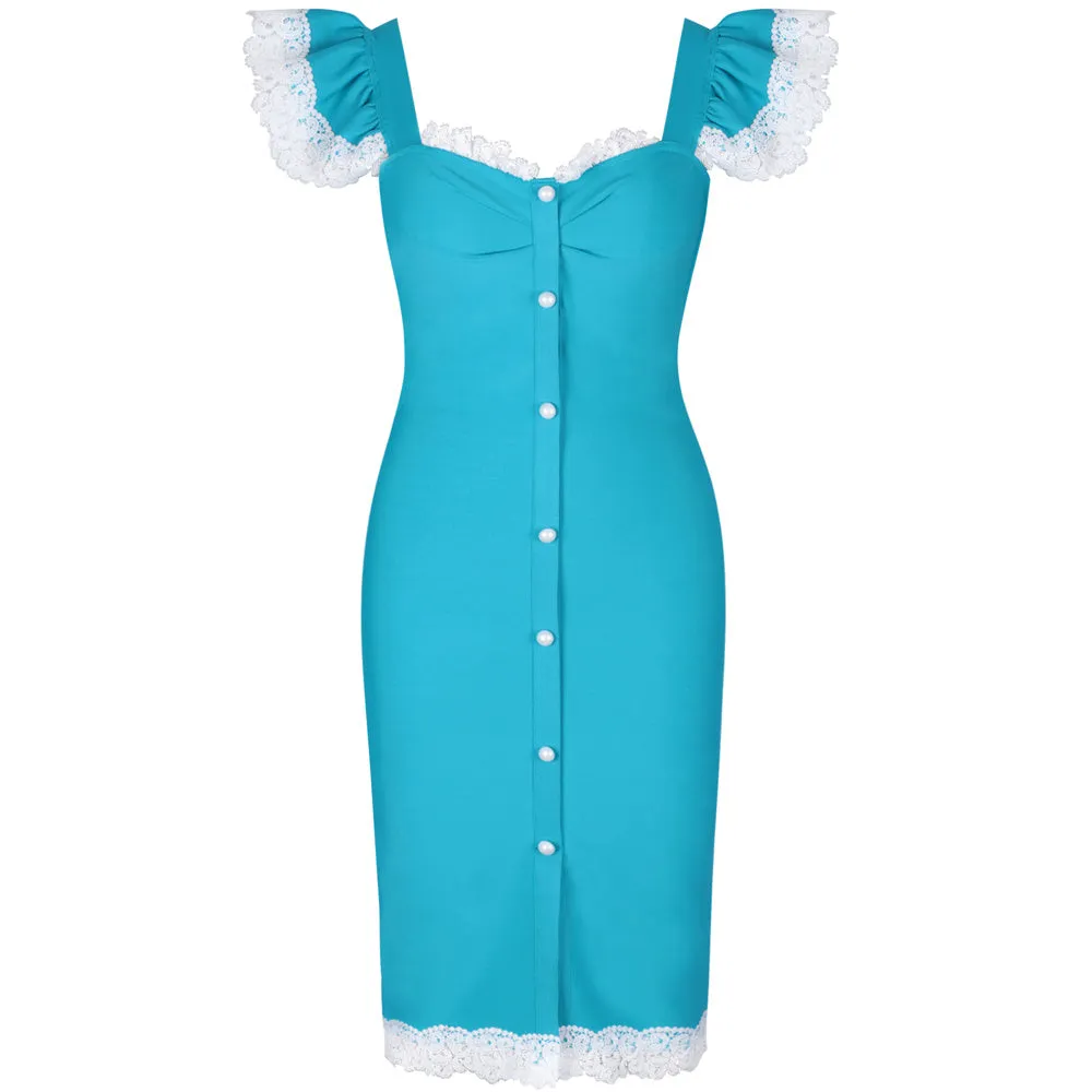 Slim mid-length camisole dress