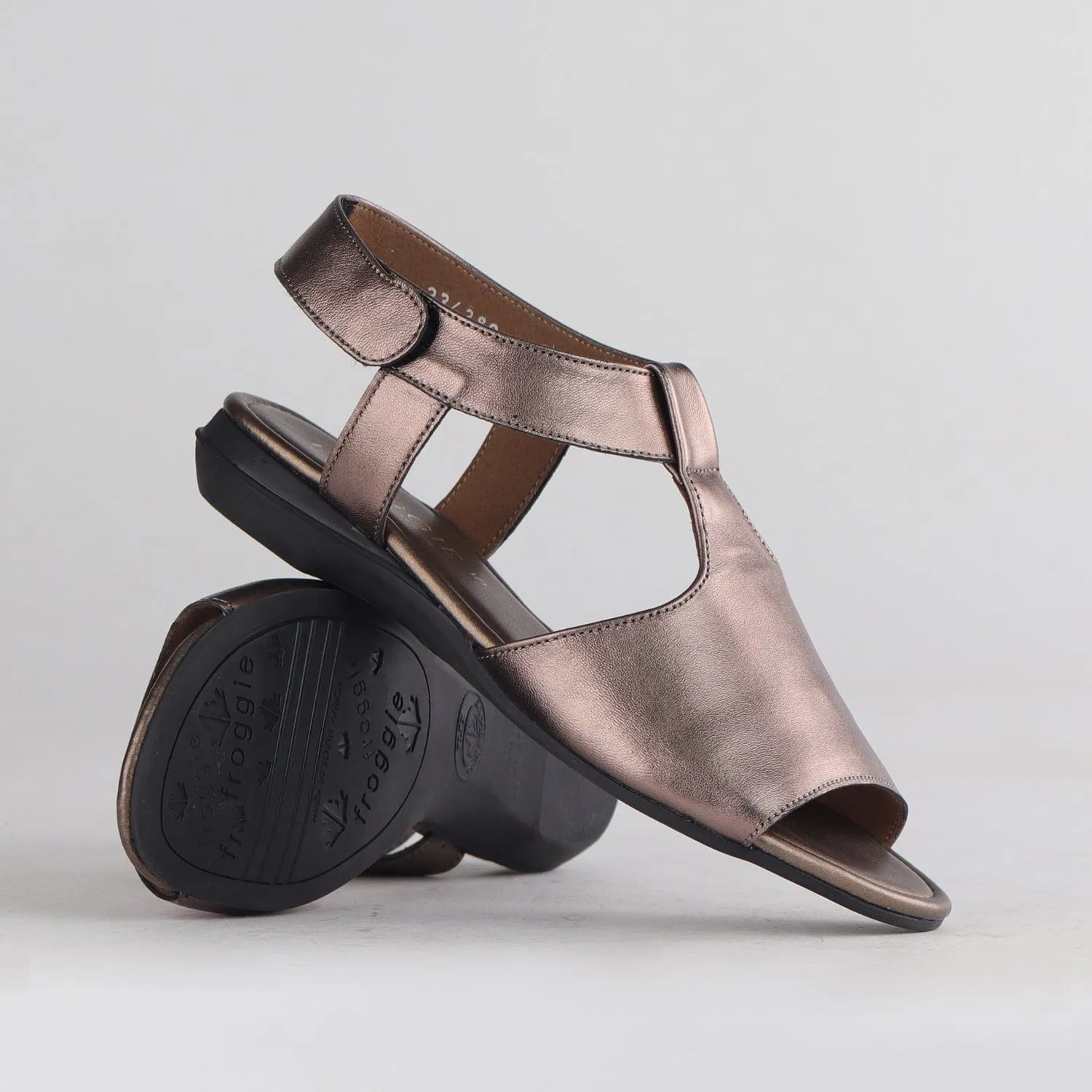 Slingback Sandal in Lead - 12554
