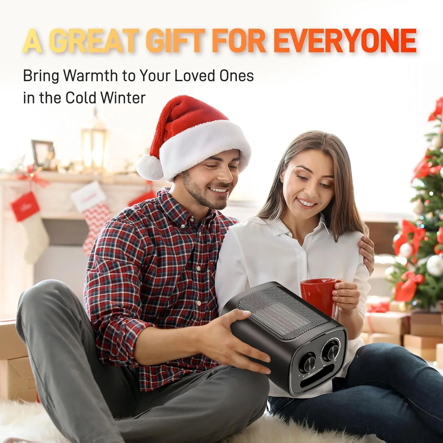 Small Space Heater,1500W Portable Electric,Mini Ceramic,Adjustable Thermostat