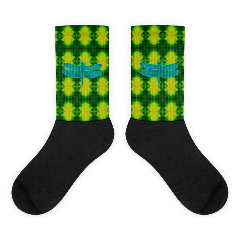 Socks (Unisex)(Dragonfly) RJSTH@Fabric#10 RJSTHW2021 RJS