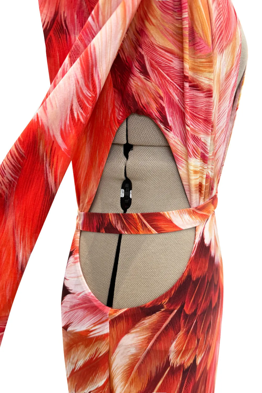 Spring 2024 Roberto Cavalli by Fausto Puglisi Stretch Jersey Cut Out Dress