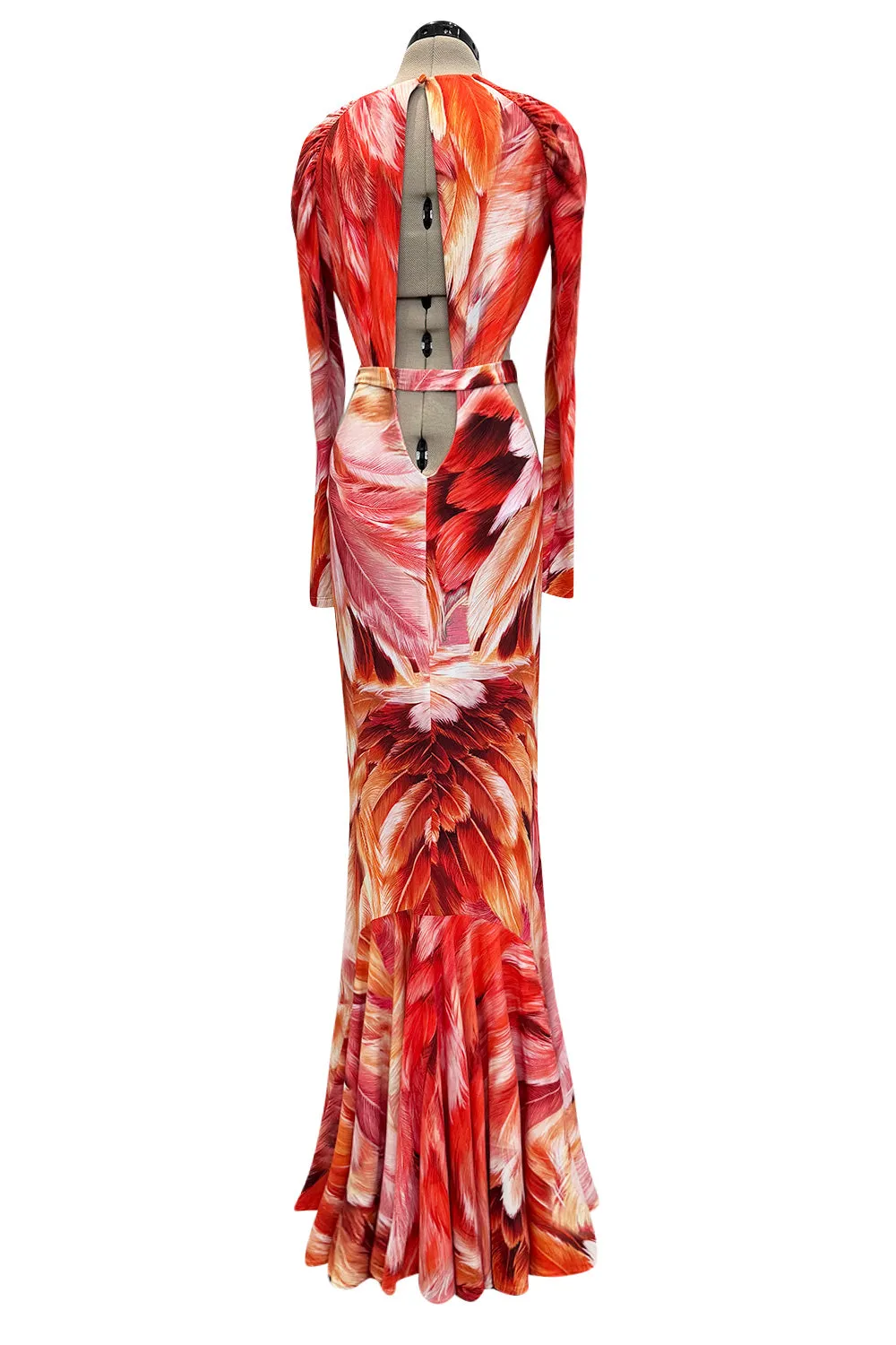 Spring 2024 Roberto Cavalli by Fausto Puglisi Stretch Jersey Cut Out Dress