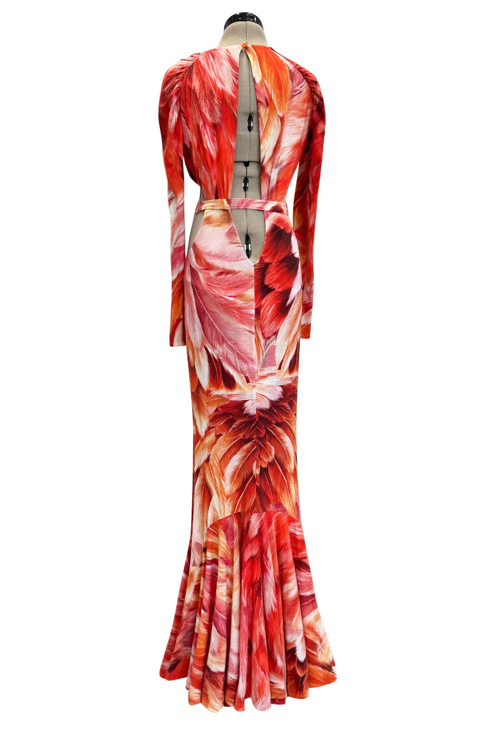Spring 2024 Roberto Cavalli by Fausto Puglisi Stretch Jersey Cut Out Dress