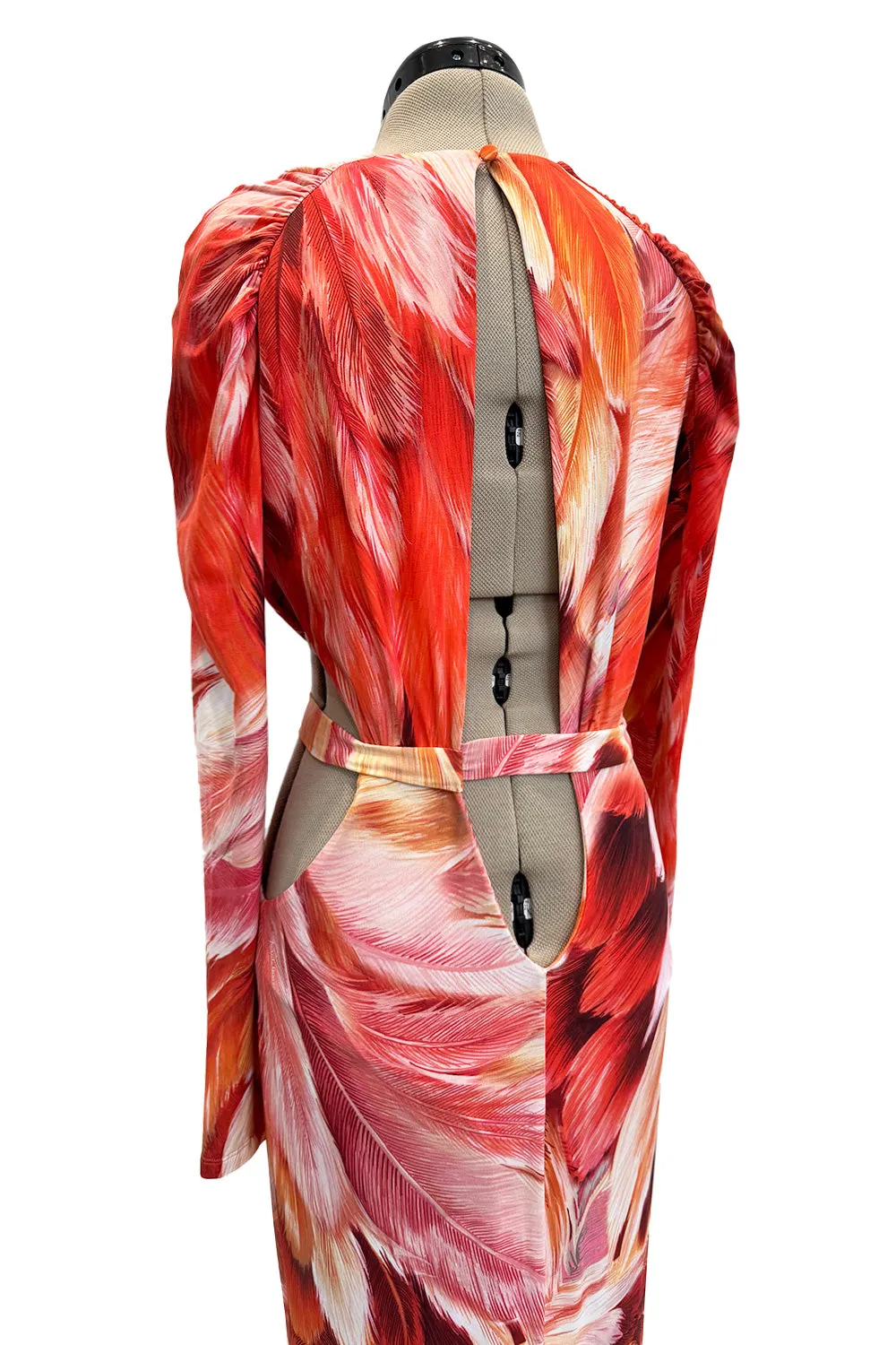 Spring 2024 Roberto Cavalli by Fausto Puglisi Stretch Jersey Cut Out Dress