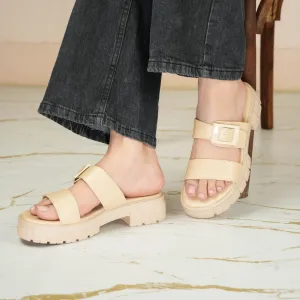 STRAPPY BEIGE
