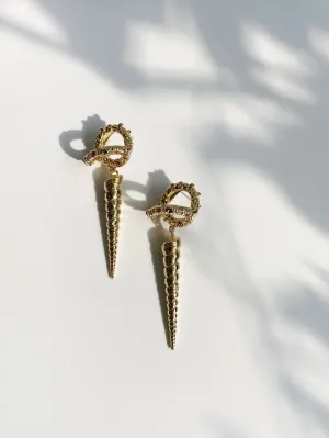 Studio Metallurgy I Reborn - Shell Spear Earrings