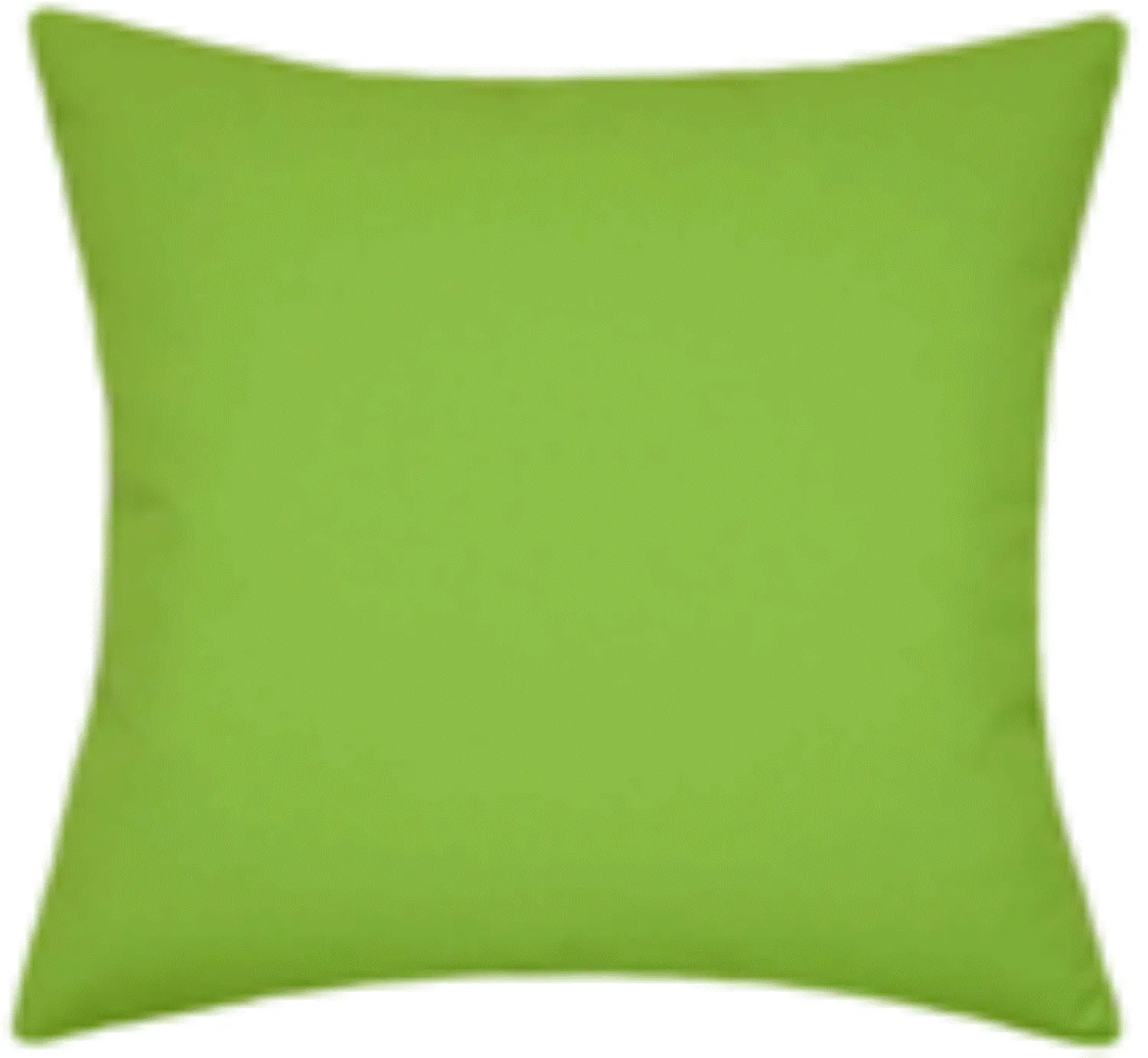 Sunbrella® Canvas Macaw Green Indoor/Outdoor Solid Color Pillow