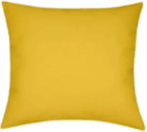 Sunbrella® Canvas Sunflower Yellow Indoor/Outdoor Solid Color Pillow