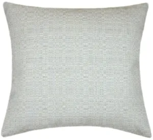 Sunbrella® Linen Silver Indoor/Outdoor Textured Solid Color Pillow