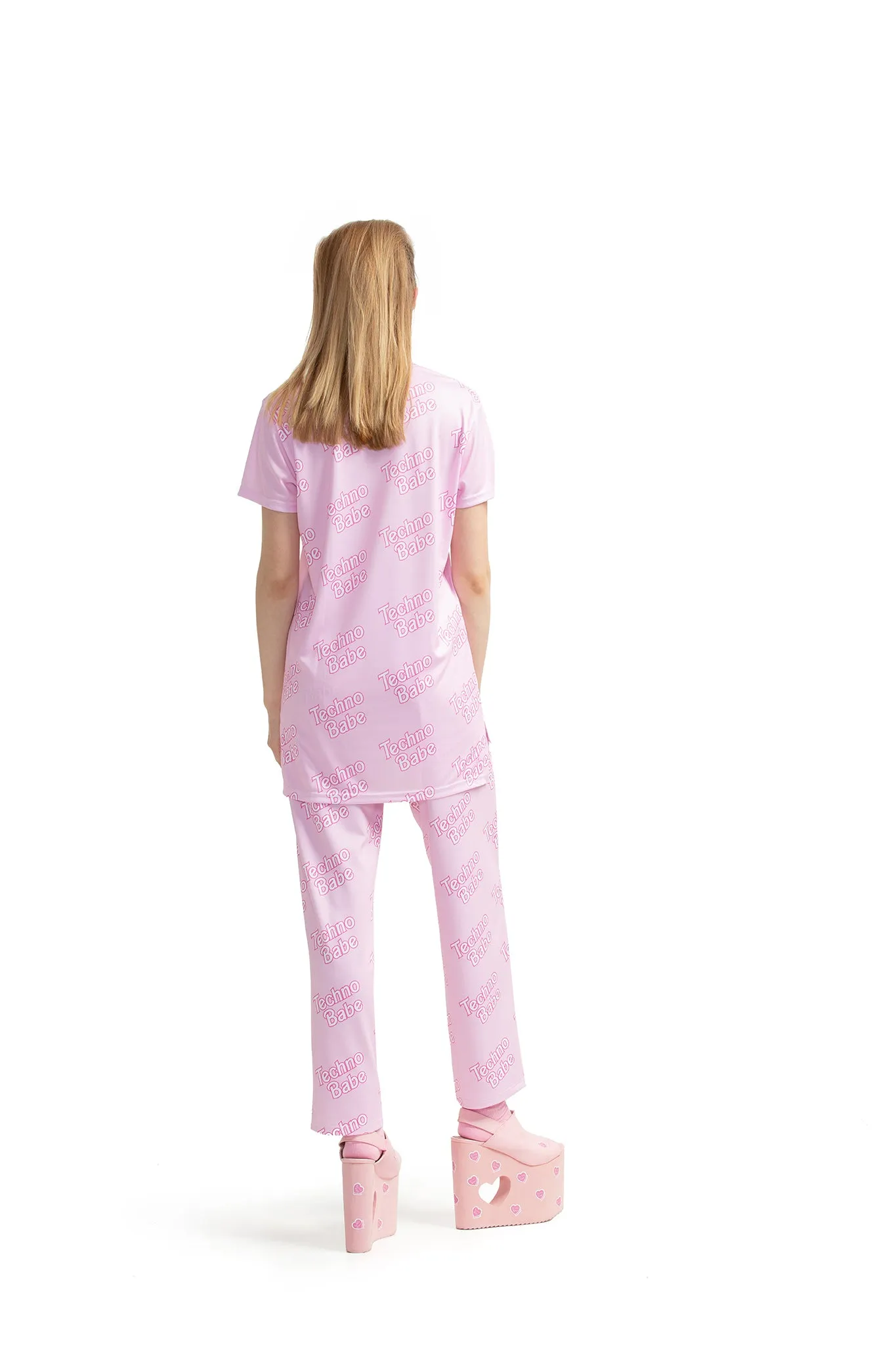 Techno Babe [Pink] - Ankle-length trousers