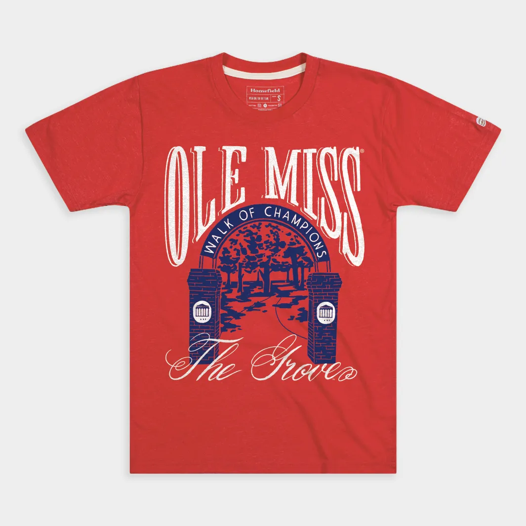 The Grove at Ole Miss Walk of Champions Tee