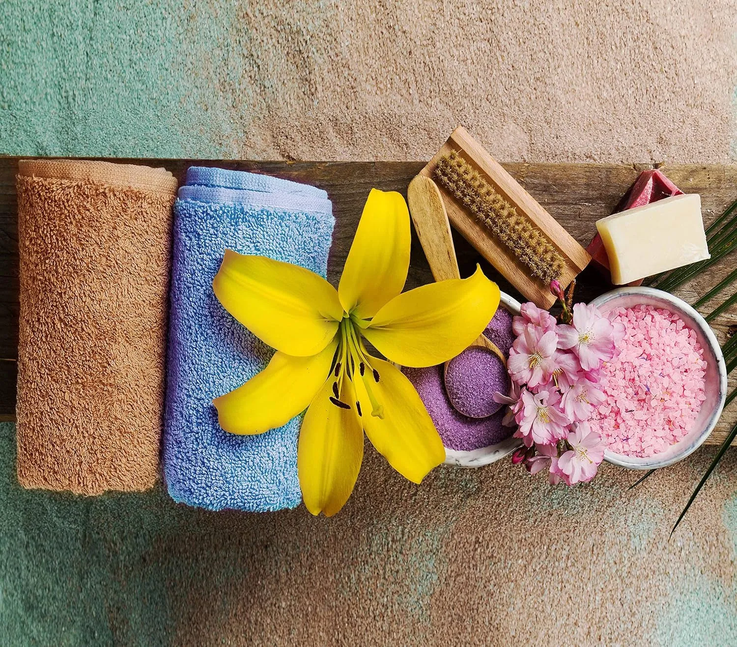 Towel and Linen Mart 100% Cotton - 24 Pack Wash Cloth Set - Flannel Face Cloths, Highly Absorbent and Soft Feel Fingertip Towels (Multi, Pack of 24)