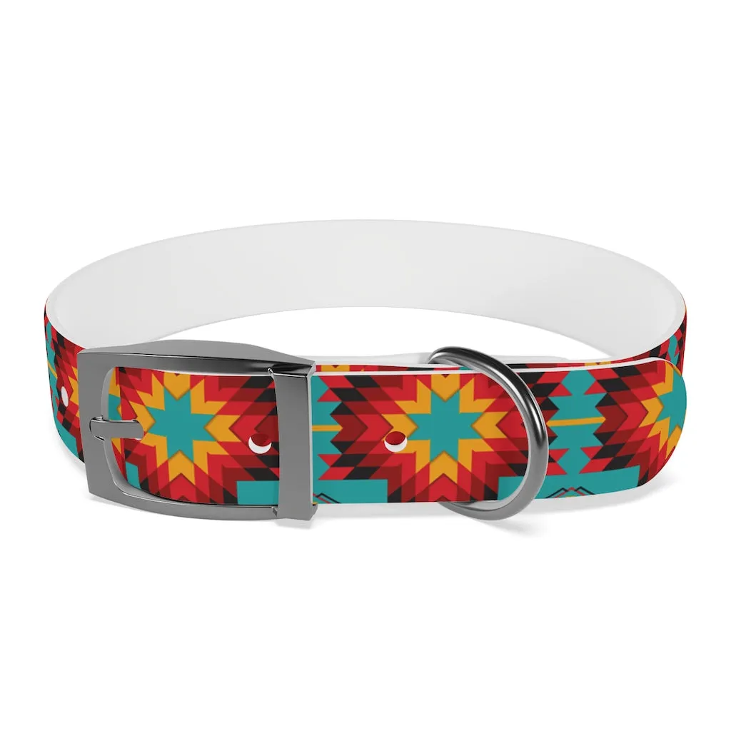 Turquoise Aztec Dog Collar