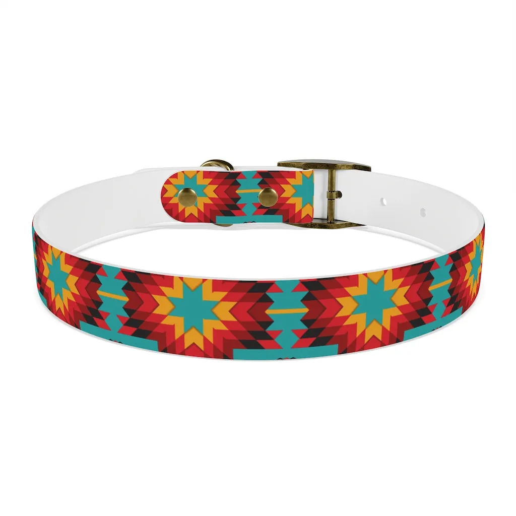 Turquoise Aztec Dog Collar