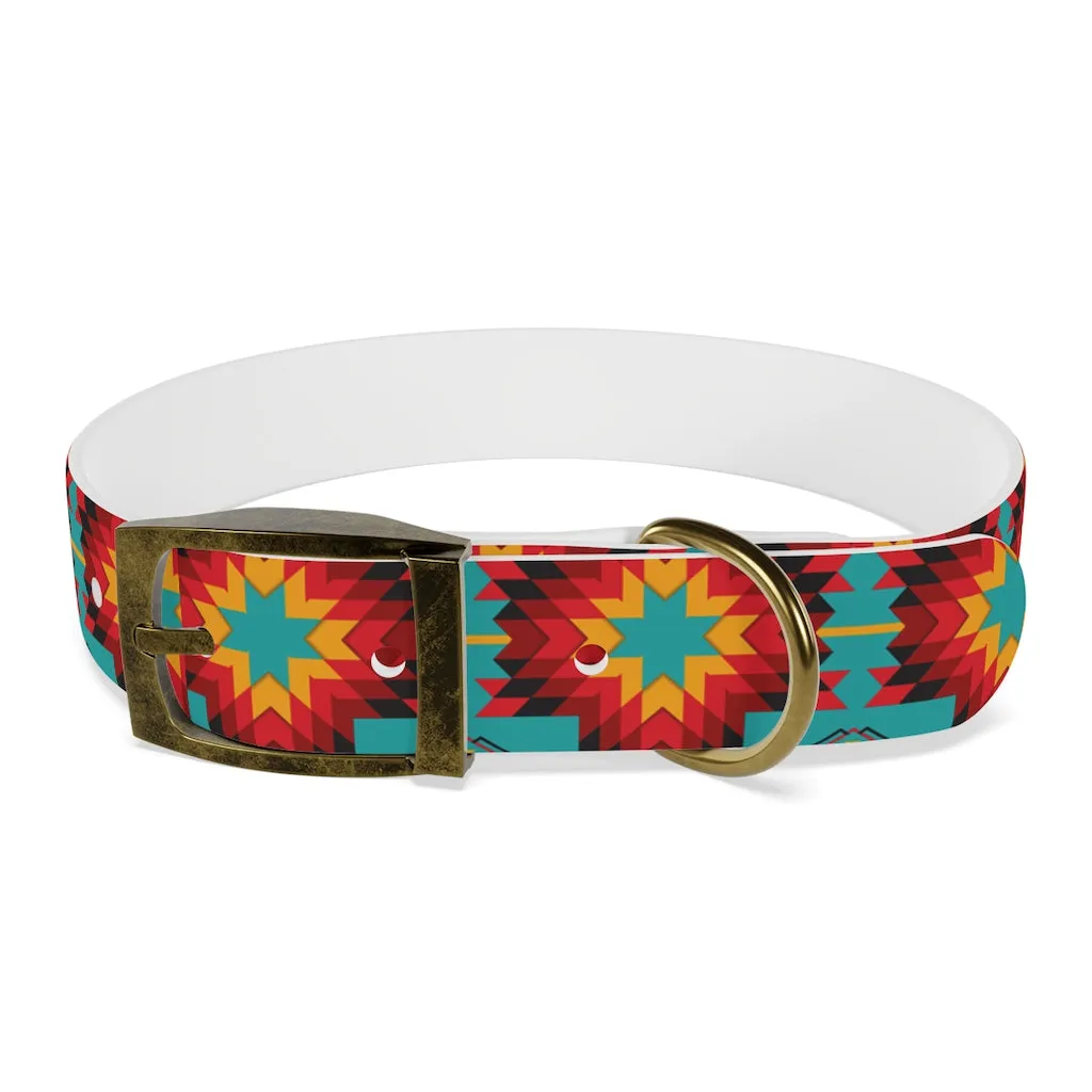 Turquoise Aztec Dog Collar