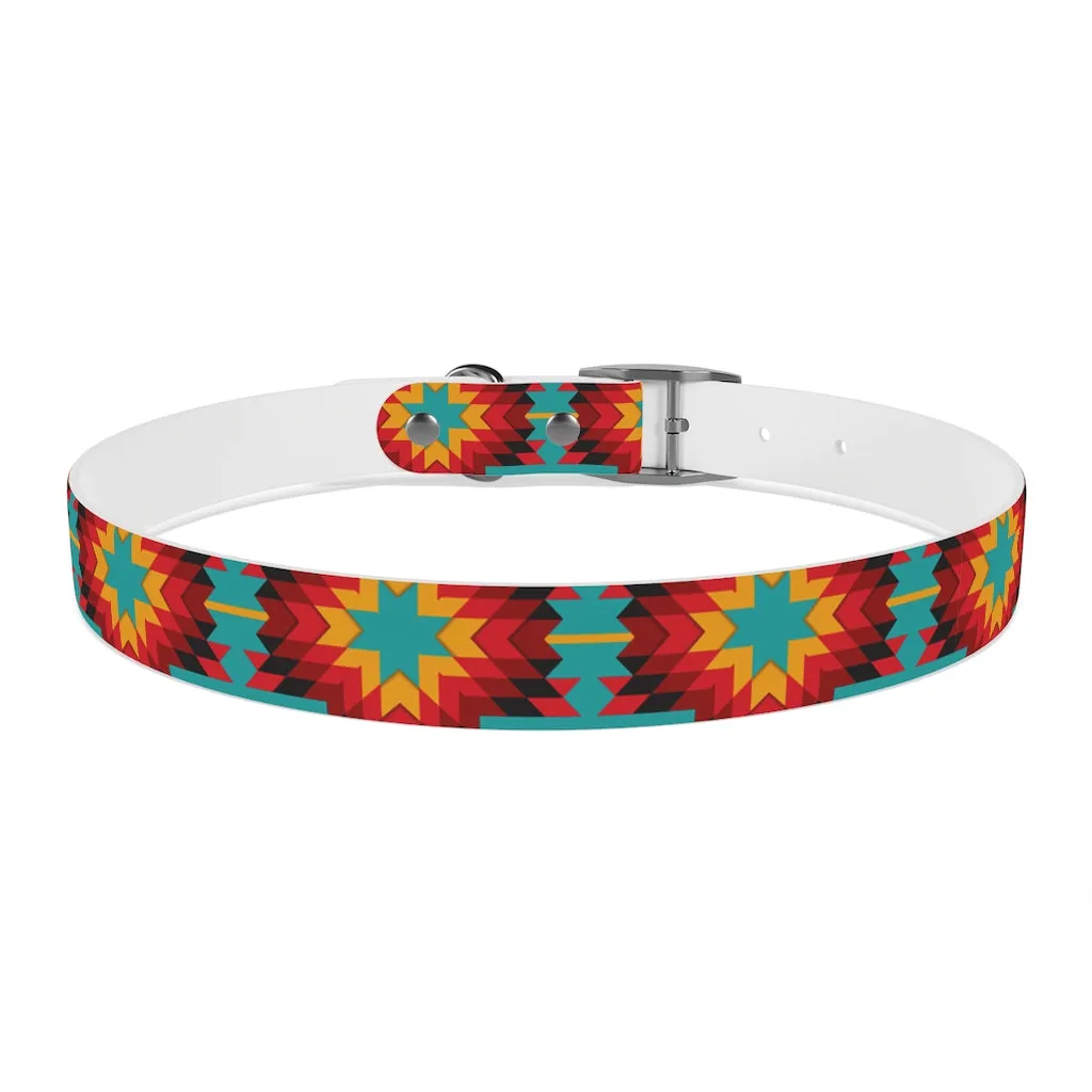 Turquoise Aztec Dog Collar