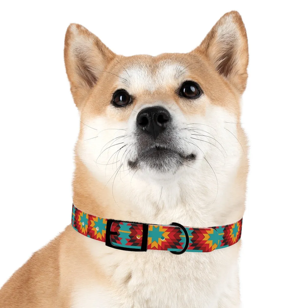 Turquoise Aztec Dog Collar