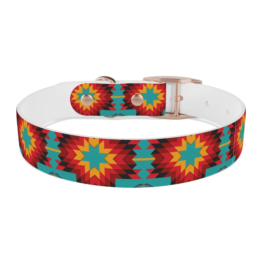 Turquoise Aztec Dog Collar
