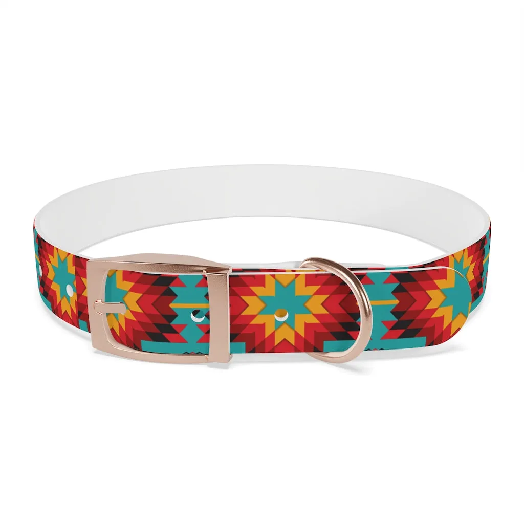 Turquoise Aztec Dog Collar