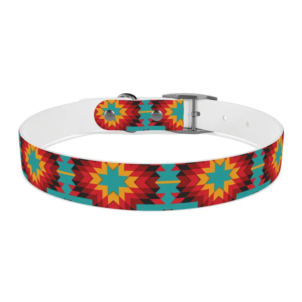 Turquoise Aztec Dog Collar