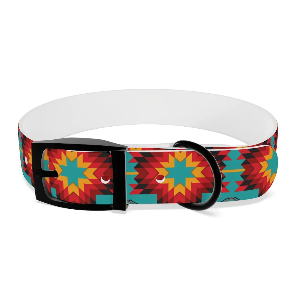 Turquoise Aztec Dog Collar