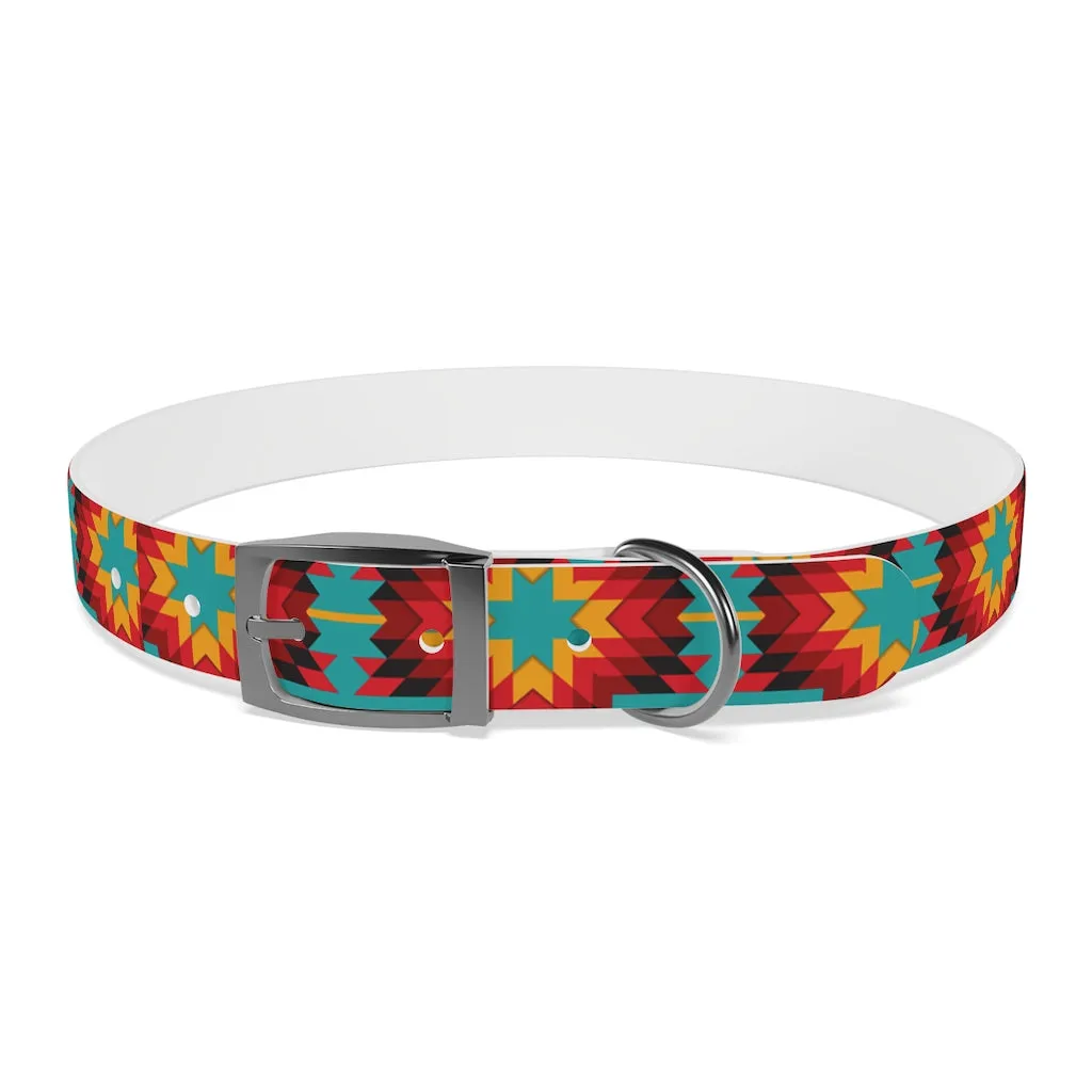 Turquoise Aztec Dog Collar