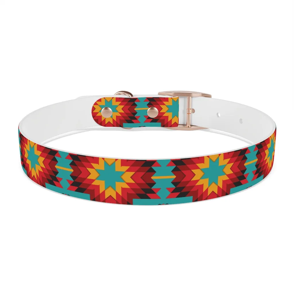 Turquoise Aztec Dog Collar