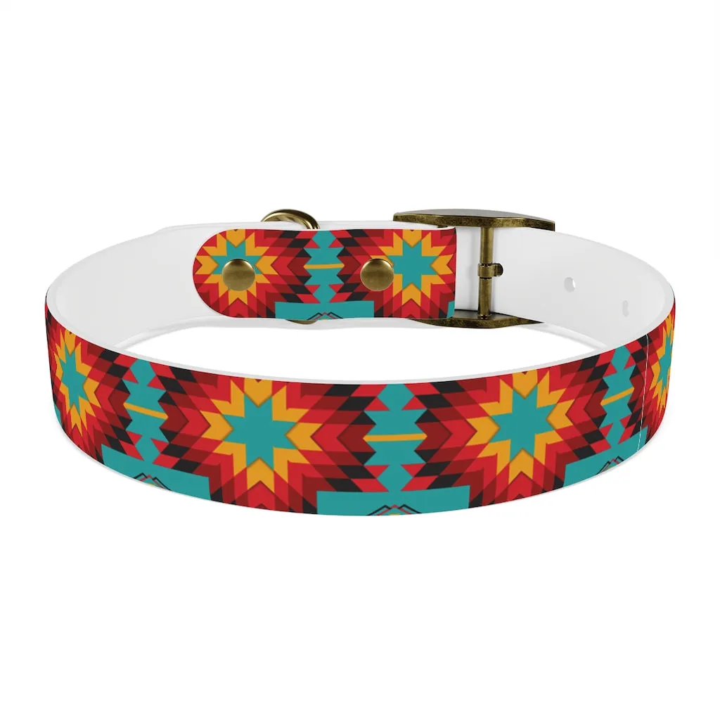 Turquoise Aztec Dog Collar