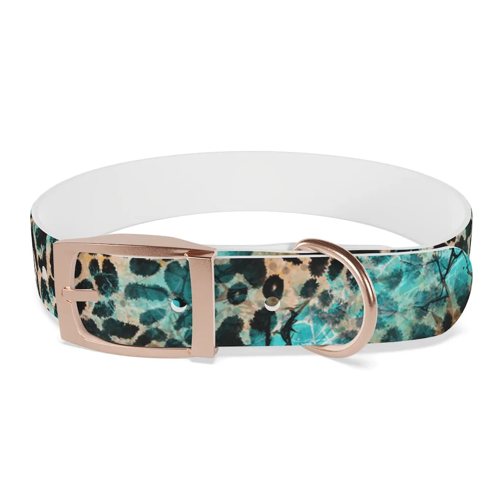 Turquoise Slab Dog Collar