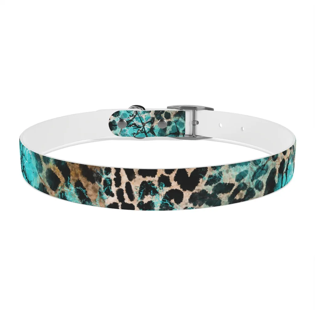Turquoise Slab Dog Collar