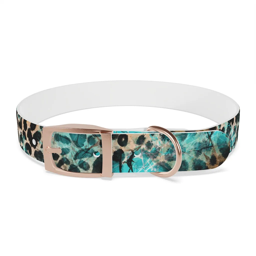Turquoise Slab Dog Collar