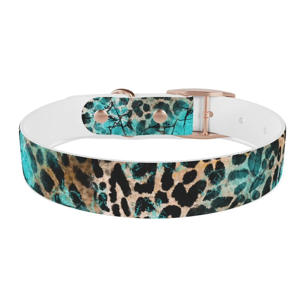 Turquoise Slab Dog Collar