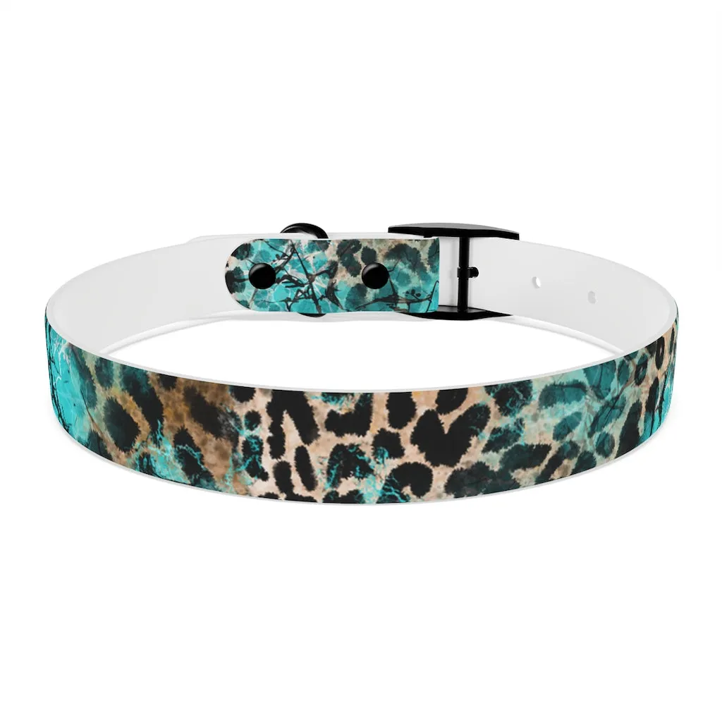 Turquoise Slab Dog Collar