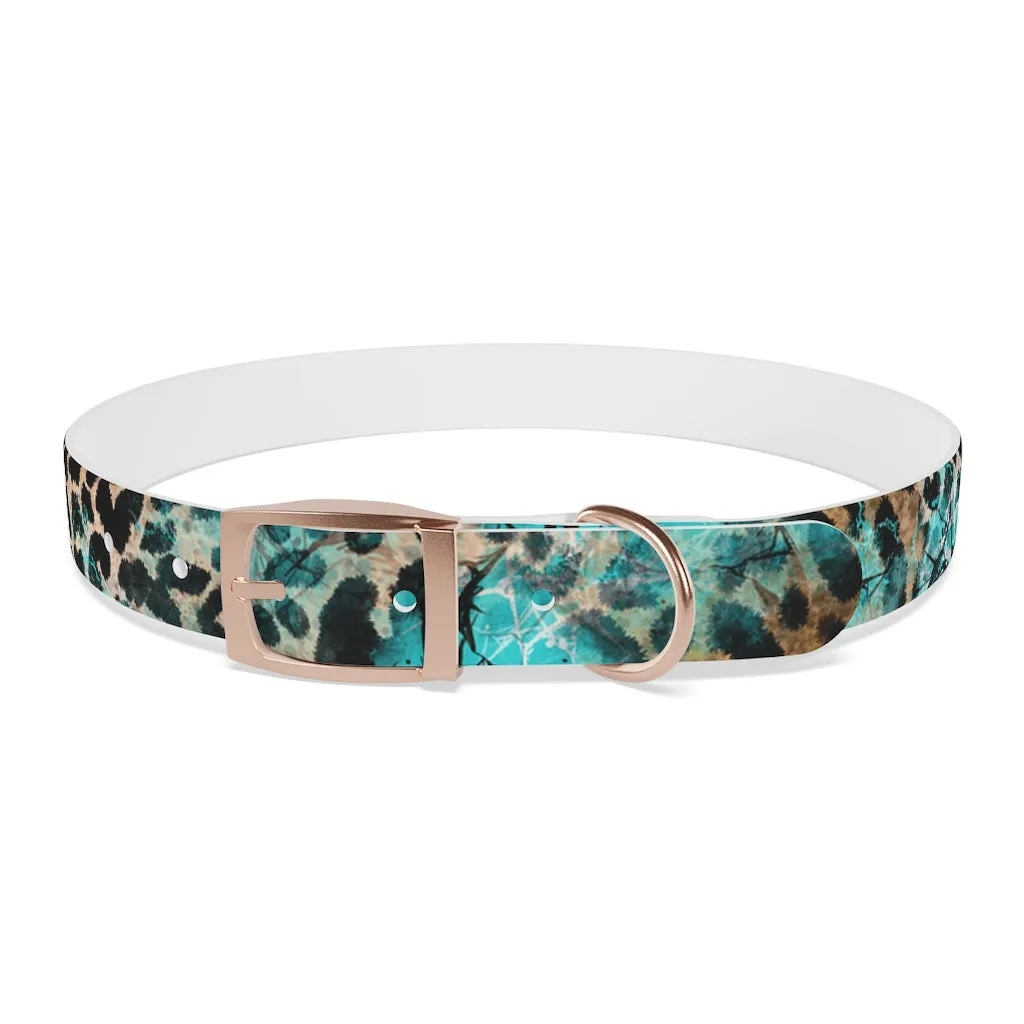 Turquoise Slab Dog Collar