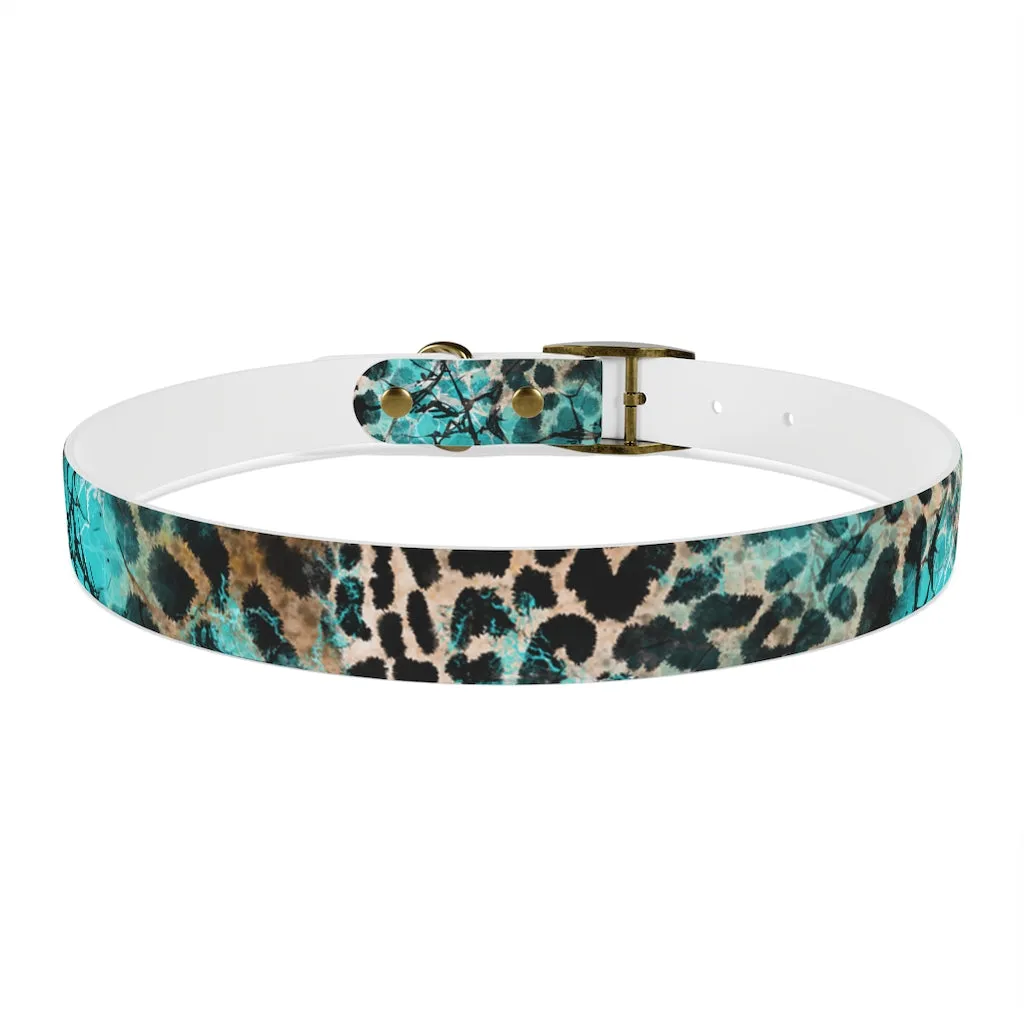 Turquoise Slab Dog Collar